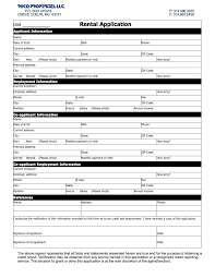Printable Sample Rental Application Form Pdf Form In 2019