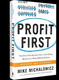 Profit first teaches us to take all the money that comes into our business and allocate it out to four different categories based on predetermined percentages: Profit First Mike Michalowicz