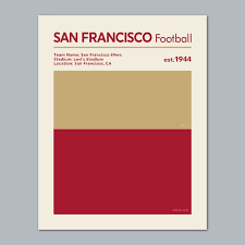 San Francisco 49ers Team Colors Photo