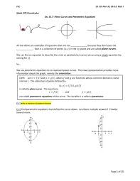 Math 370 Precalculus