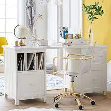 One bent acrylic sheet forms the seat of this hardworking chair and opens up the visual space in your work area. Gold Paige Acrylic Swivel Chair Teen Desk Chair Pottery Barn Teen