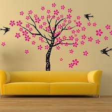 Tree Wall Decals Birds Nature Nursery