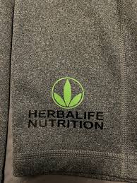 gray herbalife nutrition custom capris