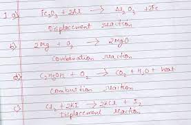 1 write the balanced chemical equation