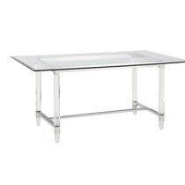These types of stainless steel pieces of furniture are extremely. Stainless Steel Kitchen Dining Tables You Ll Love In 2021 Wayfair