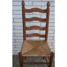 They measures 43 inches of high and they've got the medium wood tone color. Ladder Back Chairs Rush Seats Ideas On Foter