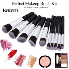 10pcs mini kabuki makeup brushes