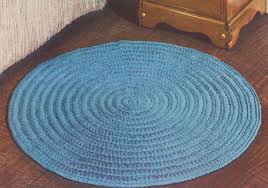 circular rug free crochet pattern