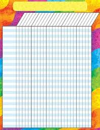 Teacher Created Resources Rainbow Incentive Chart Multi Color 7623