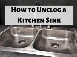 how to unclog a kitchen sink drain: 8