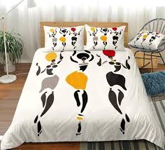 African American Lady Bedding Set
