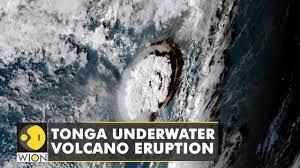 Tonga Underwater Volcano Eruption: Full ...
