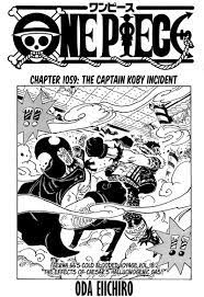 One piece, Chapter 1059 - One-Piece Manga Online