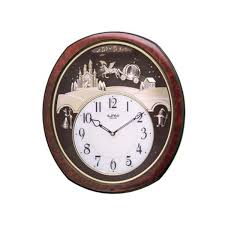 Rhythm Wooden Wall Clock