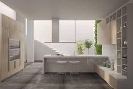 white simple kitchen interior design