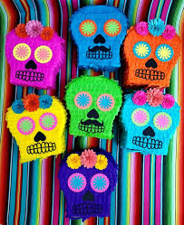 Sugar Skull Mini Piñata Dia De Los