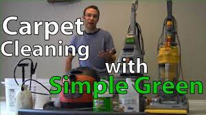 how to clean carpets using simple green