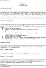 A personal summary is just a small part of a resume or cv. Beauty Therapist Cv Example Lettercv Com