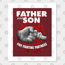 father son dad firefighter gift