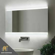 The lexy led bathroom mirror is one of decor wonderland's new line of luxury led mirrors that is unique oval frameless wall mirror with the added benefit of an led light. Square Led Mirror Bathroom Wall Mounted Waterproof Touch Anti Fogging 900 1200mm Ebay