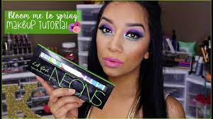 l a neon palette spring makeup