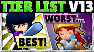 Brawl stars it has become one of the most popular games in the market in these past months. Best Worst Brawlers For Every Mode Bibi Is Ridiculous Brawl Stars Tier List V13 Youtube