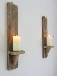 Pair Of Rustic Recycled Pallet Wood