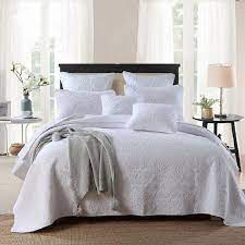 Cotton White King Quilts And Bedspreads