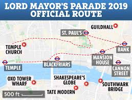 Lord Mayors Show 2019 Parade Route Start Time And Road