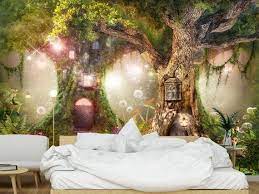 wallpaper magical forest nursery magic