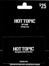 Hot Topic $25 Gift Card : Gift Cards - Amazon.com