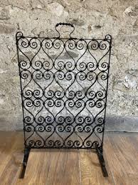 Fire Screen In Wrought Iron For At