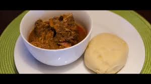 Fufu, a popular dish in western and central african countries and, due to african migration, in the it consists of starchy foods—such as cassava, yams, or plantains—that have been boiled, pounded. Cooking Fufu African Food Spanish Project Youtube