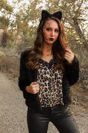 leopard halloween makeup idea my