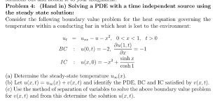 Solving Pde With A Time Independent