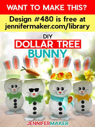 dollar tree bunny for easter make it