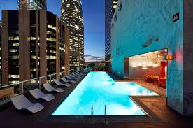 hotels with rooftop in los angeles