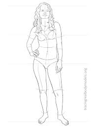 Fashion Designer Drawing Template Lovely Female Figure Templates At