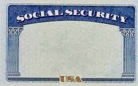 blank social security card images