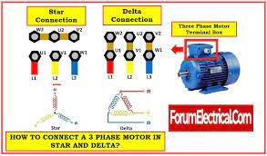 3 Phase Motor Star gambar png