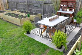 Outdoor Living Space Backyard Patio Idea