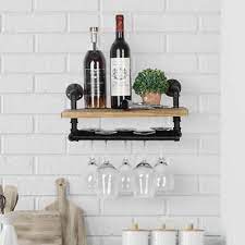 Wine Glass Holder Wall Mount Rack