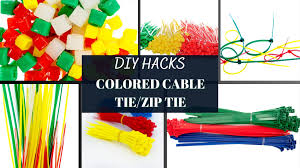 diy game with colored zip tie hacks