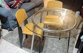 Ikea Salmi Glass Dinning Table