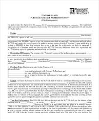 Free 7 Sample Land Purchase Agreement Forms In Pdf Word