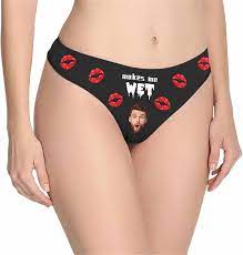 Custom Comfy Women's Cotton Brief Panties with Face Hipster High-Cut Briefs  Lick It Soft Underwear for Birthday Wedding-XS at Amazon Women's Clothing  store