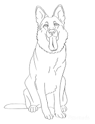 Download german shepherd stock vectors. 95 Dog Coloring Pages For Kids Adults Free Printables