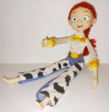 jessie toy story tall movable yarn hair