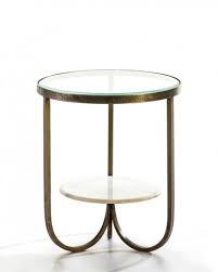 The Joy Pedestal Table In Aged Gold