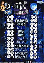 2016 Lunar Calendar Crystal B Astrology